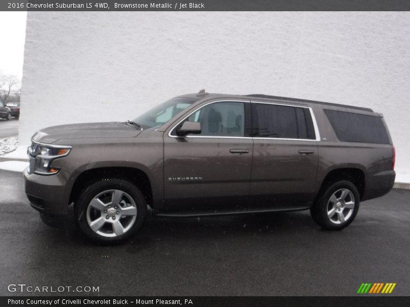 Brownstone Metallic / Jet Black 2016 Chevrolet Suburban LS 4WD