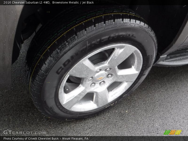 Brownstone Metallic / Jet Black 2016 Chevrolet Suburban LS 4WD
