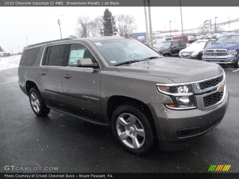 Brownstone Metallic / Jet Black 2016 Chevrolet Suburban LS 4WD