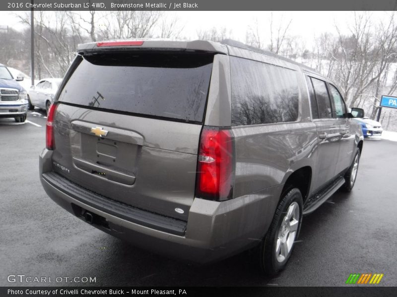 Brownstone Metallic / Jet Black 2016 Chevrolet Suburban LS 4WD