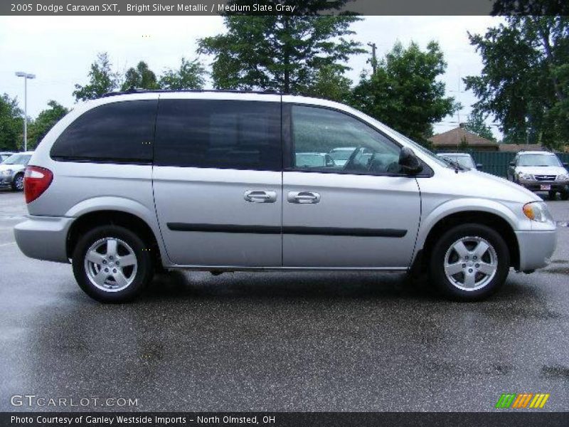 Bright Silver Metallic / Medium Slate Gray 2005 Dodge Caravan SXT