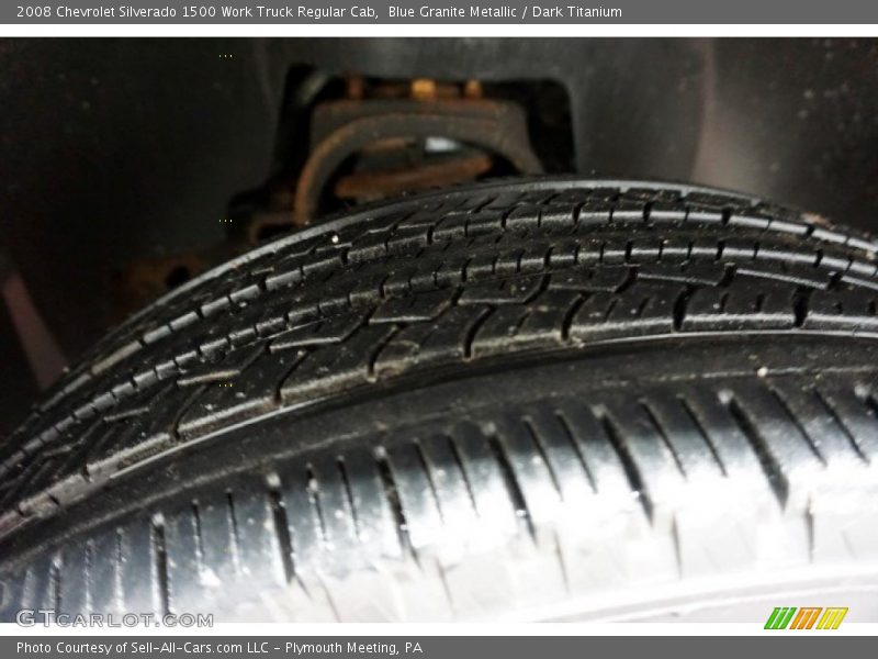 Blue Granite Metallic / Dark Titanium 2008 Chevrolet Silverado 1500 Work Truck Regular Cab