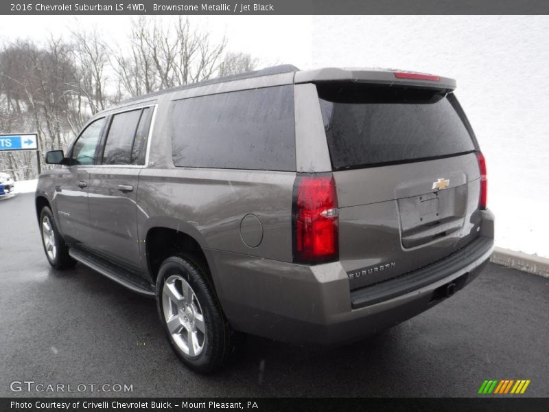 Brownstone Metallic / Jet Black 2016 Chevrolet Suburban LS 4WD