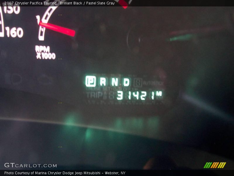 Brilliant Black / Pastel Slate Gray 2007 Chrysler Pacifica Touring
