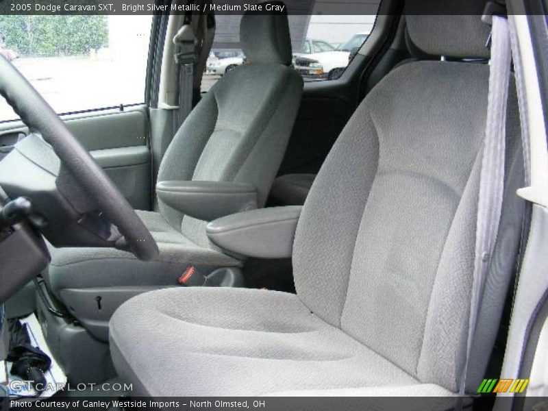 Bright Silver Metallic / Medium Slate Gray 2005 Dodge Caravan SXT