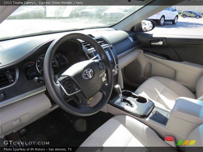 Cypress Green Metallic / Ivory 2013 Toyota Camry L