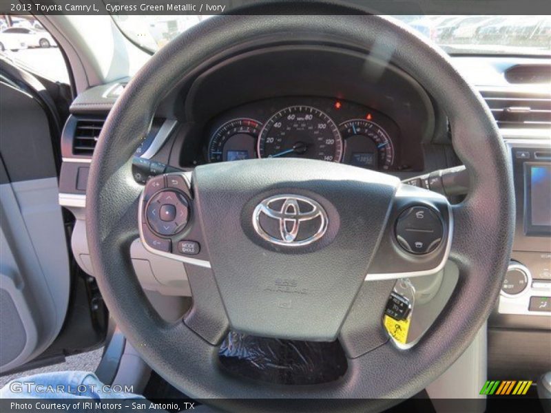Cypress Green Metallic / Ivory 2013 Toyota Camry L