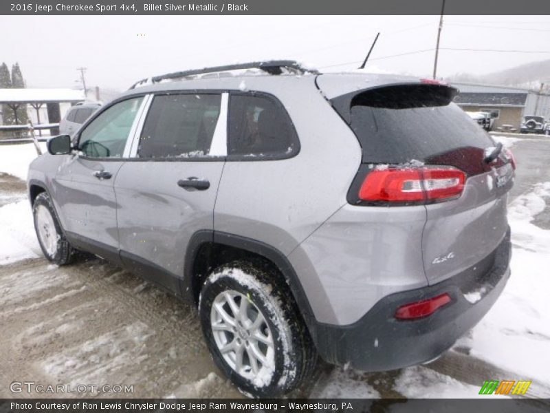 Billet Silver Metallic / Black 2016 Jeep Cherokee Sport 4x4