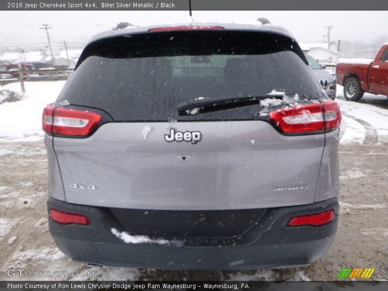 Billet Silver Metallic / Black 2016 Jeep Cherokee Sport 4x4