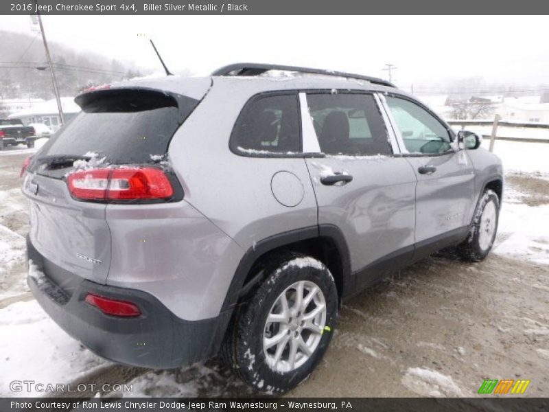 Billet Silver Metallic / Black 2016 Jeep Cherokee Sport 4x4