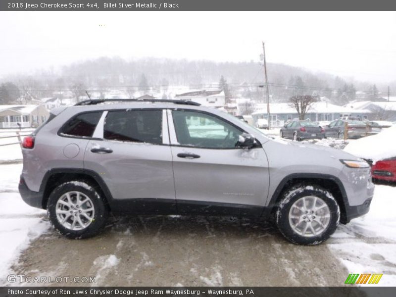 Billet Silver Metallic / Black 2016 Jeep Cherokee Sport 4x4
