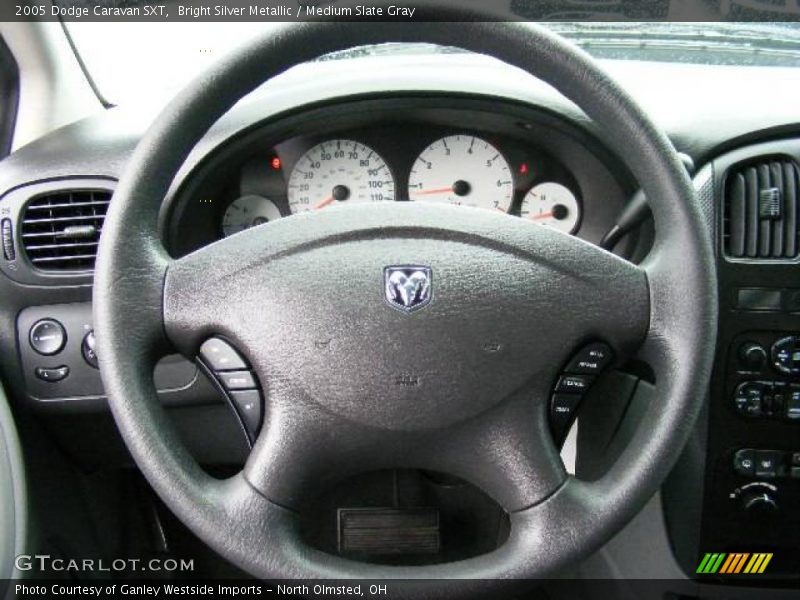 Bright Silver Metallic / Medium Slate Gray 2005 Dodge Caravan SXT