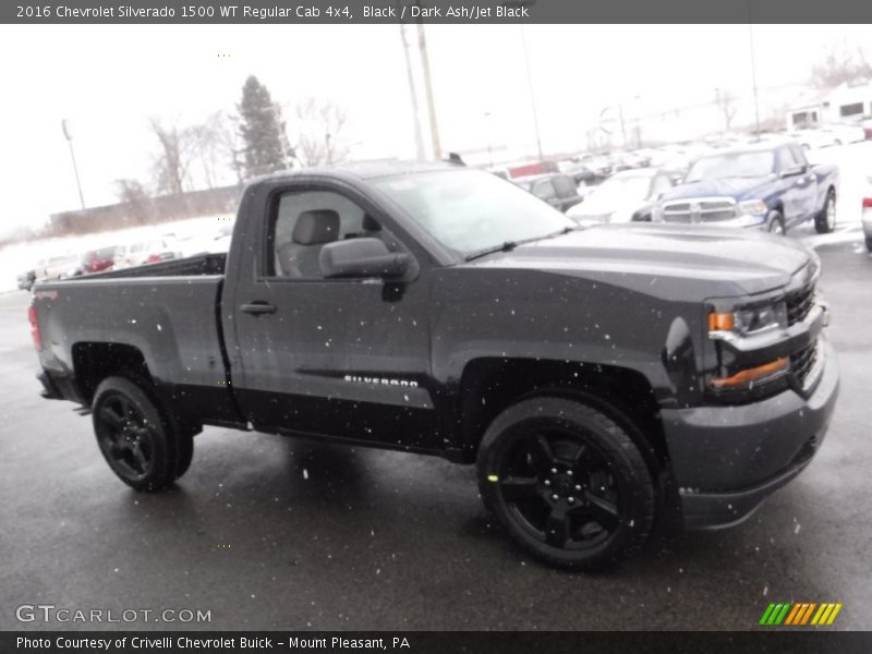 Black / Dark Ash/Jet Black 2016 Chevrolet Silverado 1500 WT Regular Cab 4x4