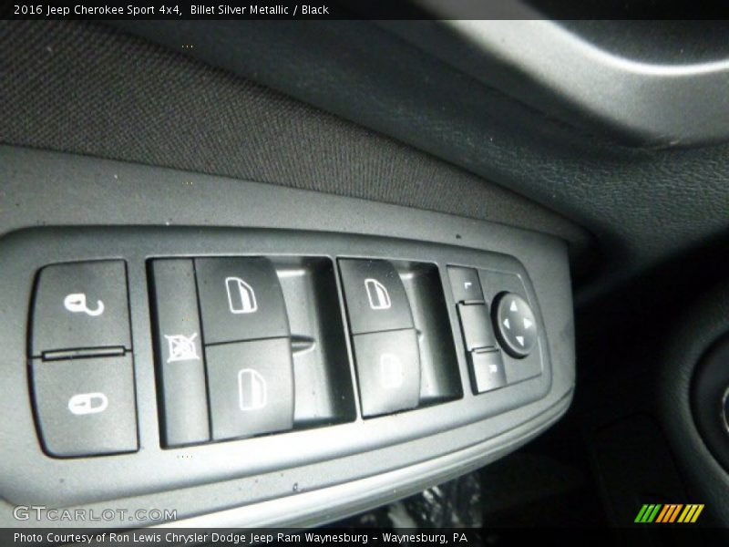 Billet Silver Metallic / Black 2016 Jeep Cherokee Sport 4x4
