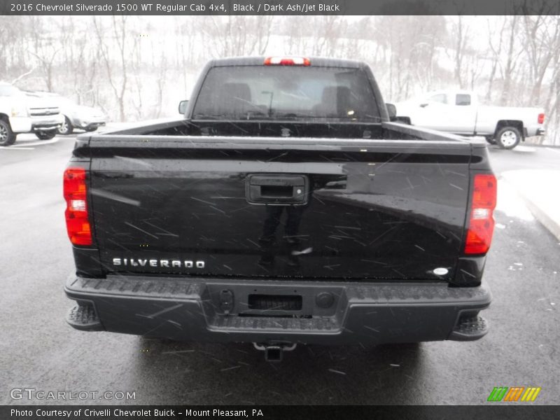 Black / Dark Ash/Jet Black 2016 Chevrolet Silverado 1500 WT Regular Cab 4x4