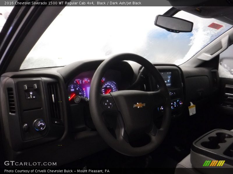 Black / Dark Ash/Jet Black 2016 Chevrolet Silverado 1500 WT Regular Cab 4x4
