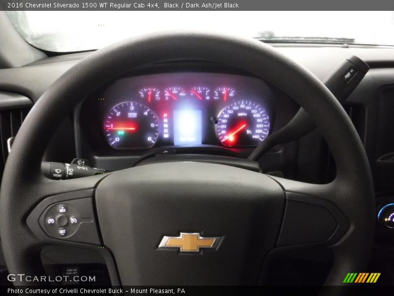 Black / Dark Ash/Jet Black 2016 Chevrolet Silverado 1500 WT Regular Cab 4x4