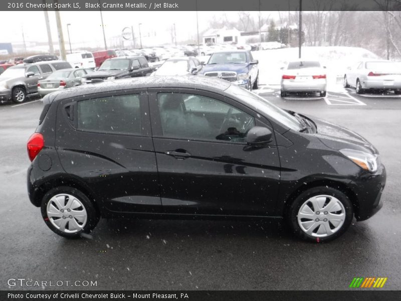 Black Granite Metallic / Jet Black 2016 Chevrolet Spark LS
