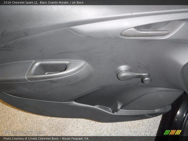 Black Granite Metallic / Jet Black 2016 Chevrolet Spark LS