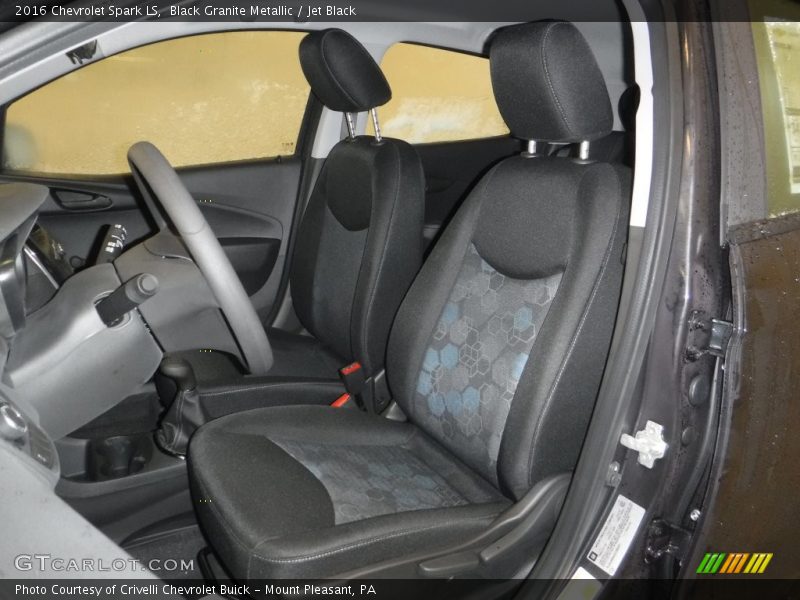 Black Granite Metallic / Jet Black 2016 Chevrolet Spark LS