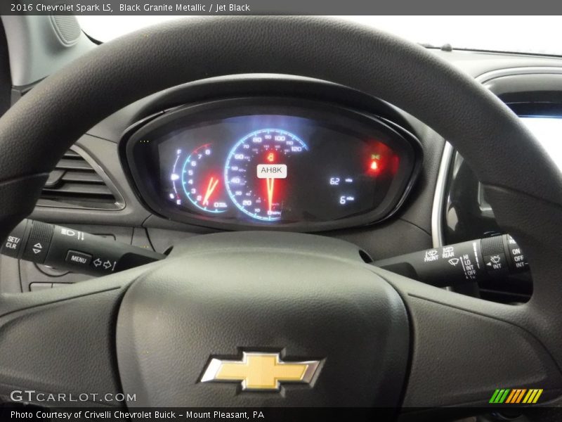 Black Granite Metallic / Jet Black 2016 Chevrolet Spark LS