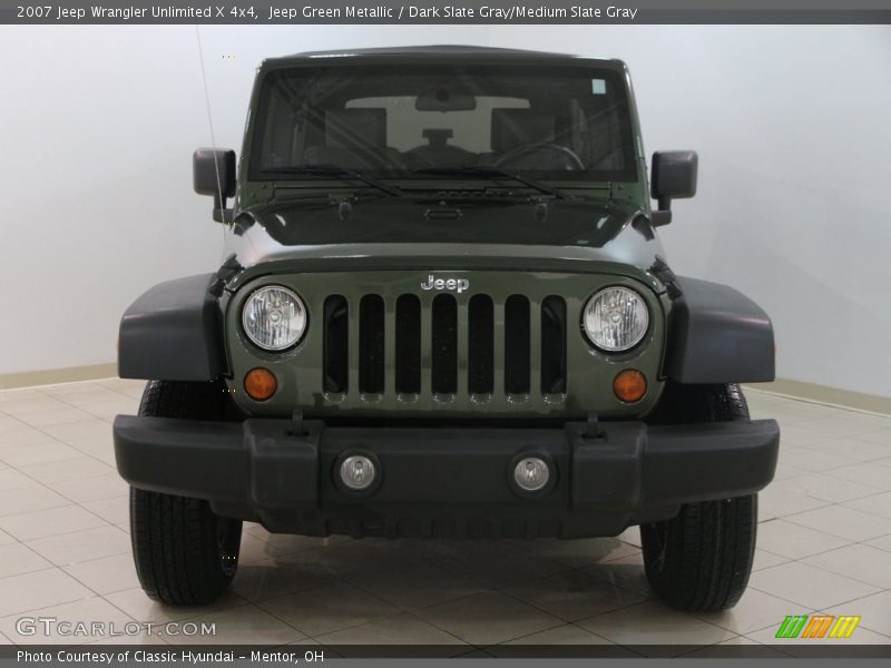 Jeep Green Metallic / Dark Slate Gray/Medium Slate Gray 2007 Jeep Wrangler Unlimited X 4x4