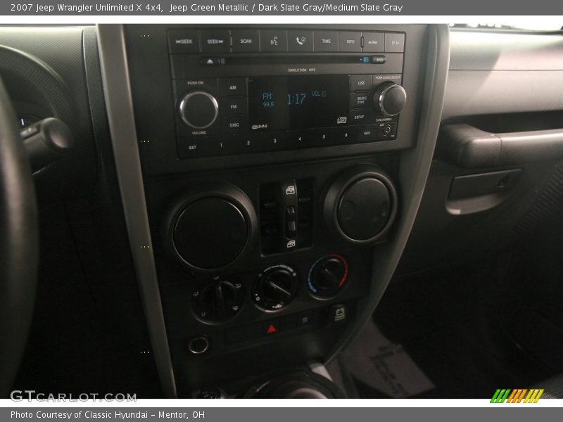 Jeep Green Metallic / Dark Slate Gray/Medium Slate Gray 2007 Jeep Wrangler Unlimited X 4x4