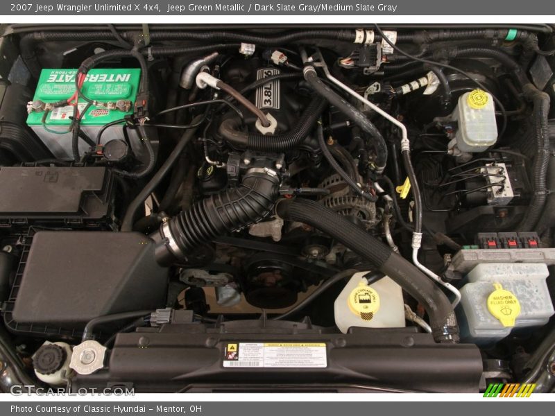 Jeep Green Metallic / Dark Slate Gray/Medium Slate Gray 2007 Jeep Wrangler Unlimited X 4x4