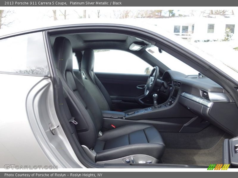 Platinum Silver Metallic / Black 2013 Porsche 911 Carrera S Coupe