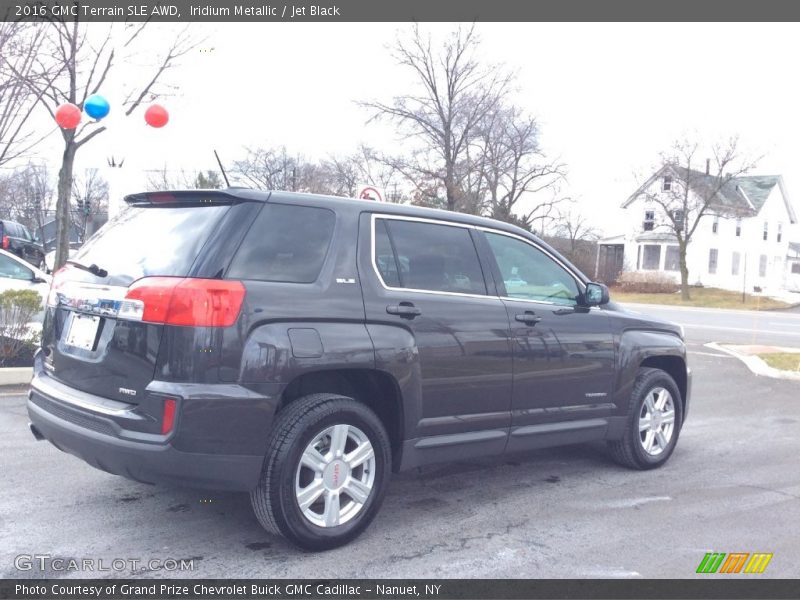 Iridium Metallic / Jet Black 2016 GMC Terrain SLE AWD