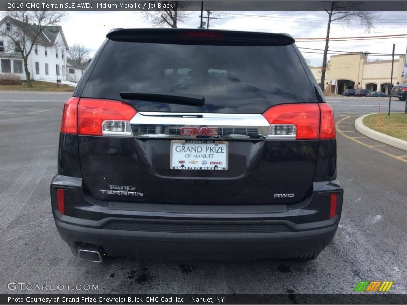 Iridium Metallic / Jet Black 2016 GMC Terrain SLE AWD