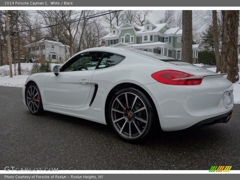 White / Black 2014 Porsche Cayman S