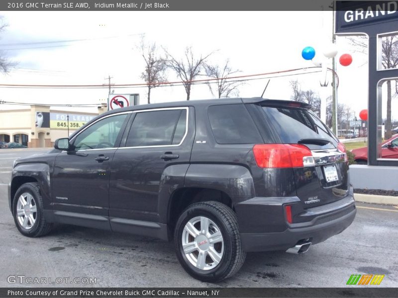 Iridium Metallic / Jet Black 2016 GMC Terrain SLE AWD