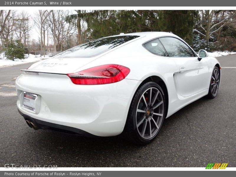 White / Black 2014 Porsche Cayman S