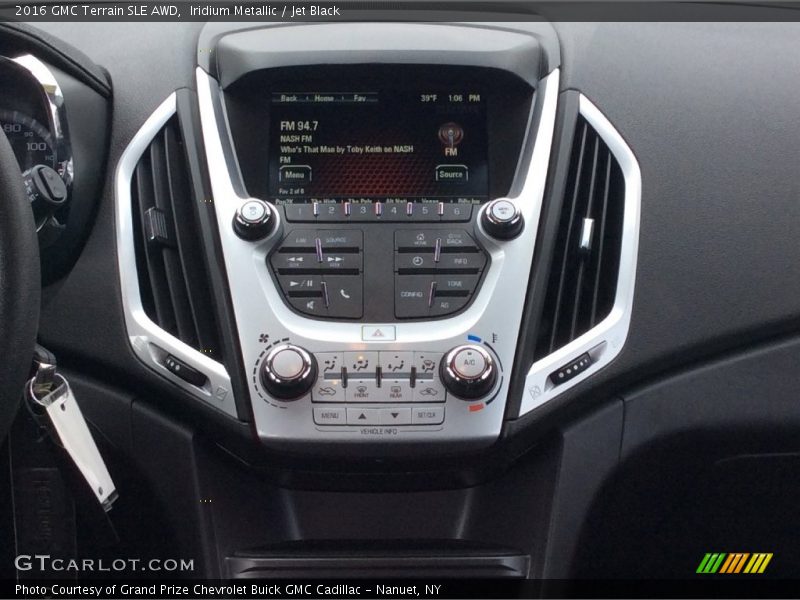 Iridium Metallic / Jet Black 2016 GMC Terrain SLE AWD