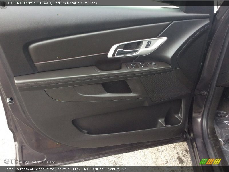 Iridium Metallic / Jet Black 2016 GMC Terrain SLE AWD