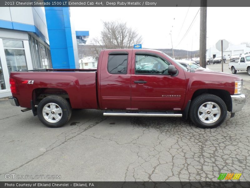 Deep Ruby Metallic / Ebony 2013 Chevrolet Silverado 1500 LT Extended Cab 4x4