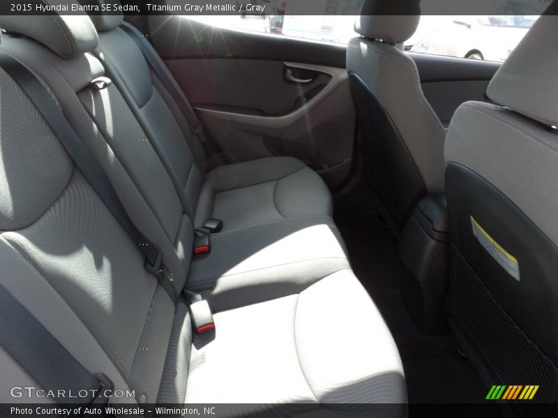 Titanium Gray Metallic / Gray 2015 Hyundai Elantra SE Sedan