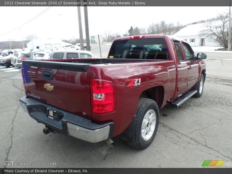 Deep Ruby Metallic / Ebony 2013 Chevrolet Silverado 1500 LT Extended Cab 4x4