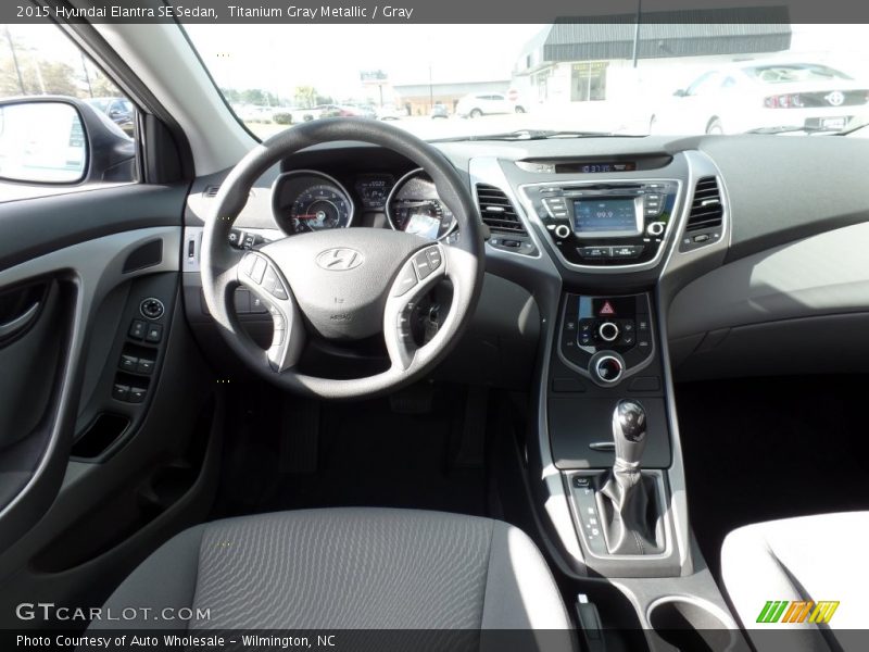 Titanium Gray Metallic / Gray 2015 Hyundai Elantra SE Sedan