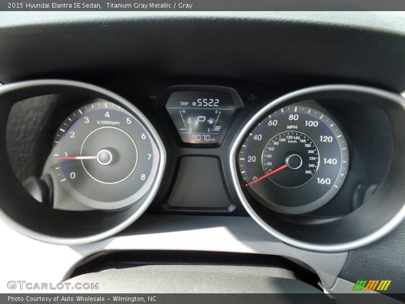 Titanium Gray Metallic / Gray 2015 Hyundai Elantra SE Sedan