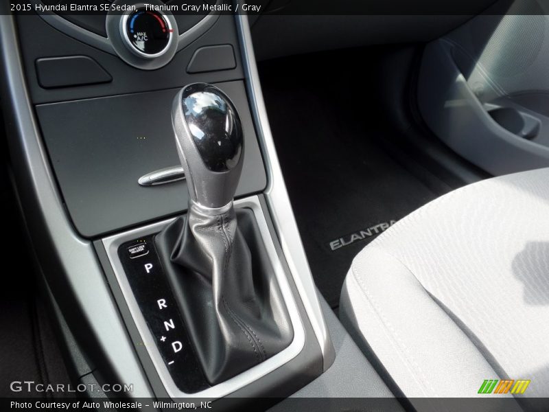 Titanium Gray Metallic / Gray 2015 Hyundai Elantra SE Sedan