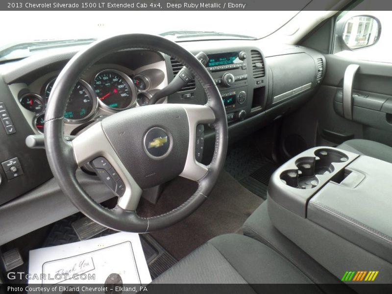 Deep Ruby Metallic / Ebony 2013 Chevrolet Silverado 1500 LT Extended Cab 4x4