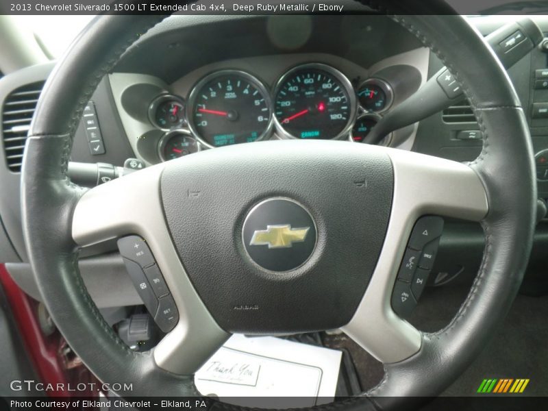 Deep Ruby Metallic / Ebony 2013 Chevrolet Silverado 1500 LT Extended Cab 4x4