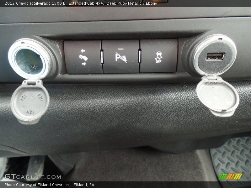 Deep Ruby Metallic / Ebony 2013 Chevrolet Silverado 1500 LT Extended Cab 4x4
