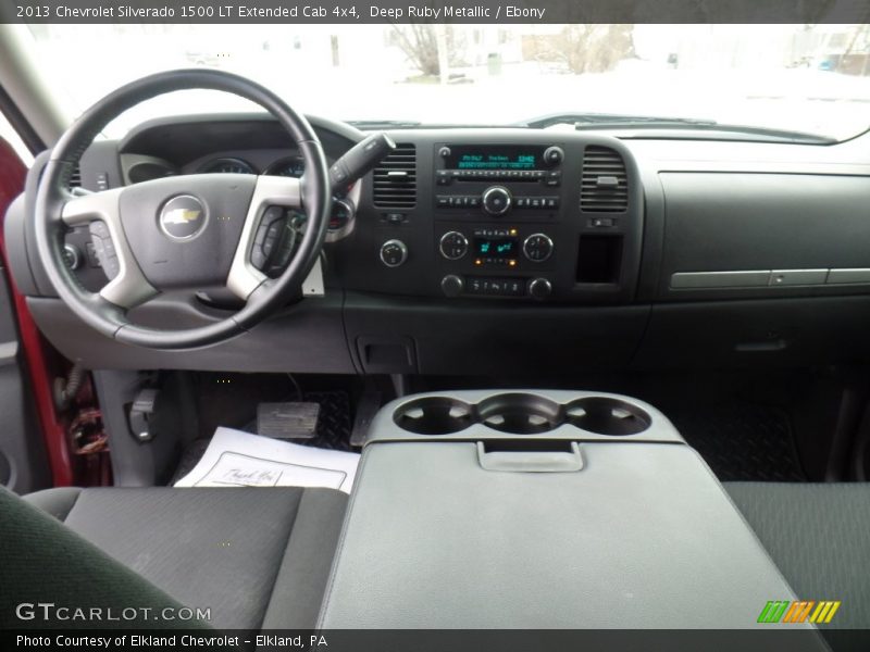 Deep Ruby Metallic / Ebony 2013 Chevrolet Silverado 1500 LT Extended Cab 4x4