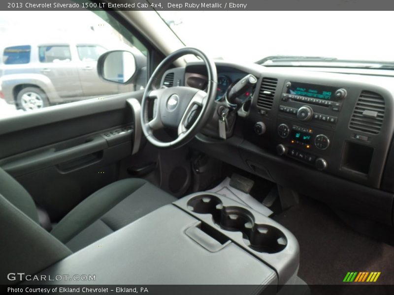 Deep Ruby Metallic / Ebony 2013 Chevrolet Silverado 1500 LT Extended Cab 4x4