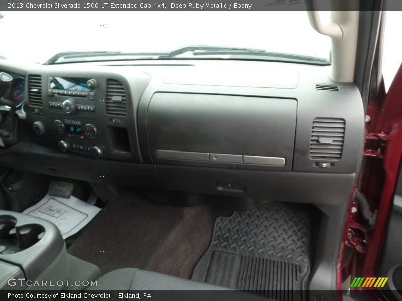 Deep Ruby Metallic / Ebony 2013 Chevrolet Silverado 1500 LT Extended Cab 4x4