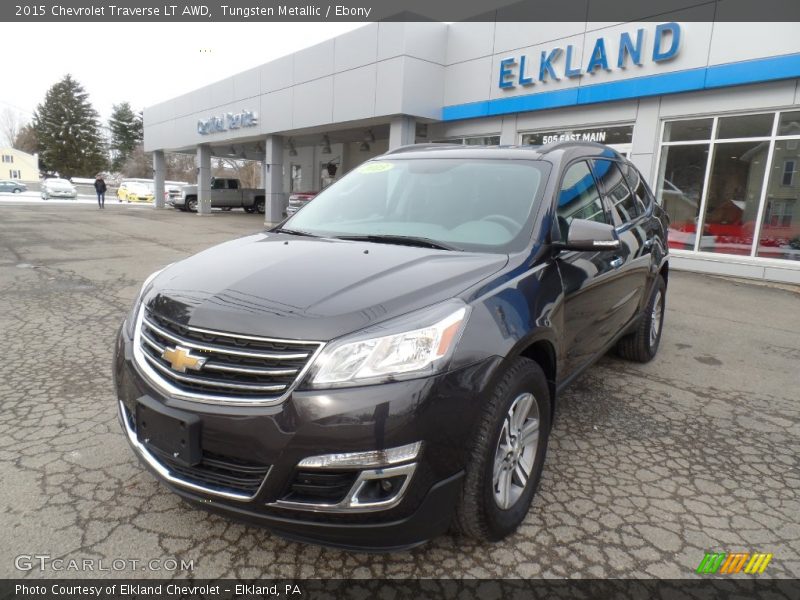 Tungsten Metallic / Ebony 2015 Chevrolet Traverse LT AWD