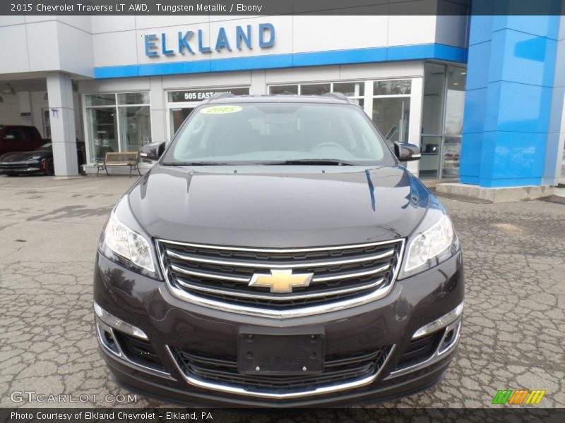 Tungsten Metallic / Ebony 2015 Chevrolet Traverse LT AWD